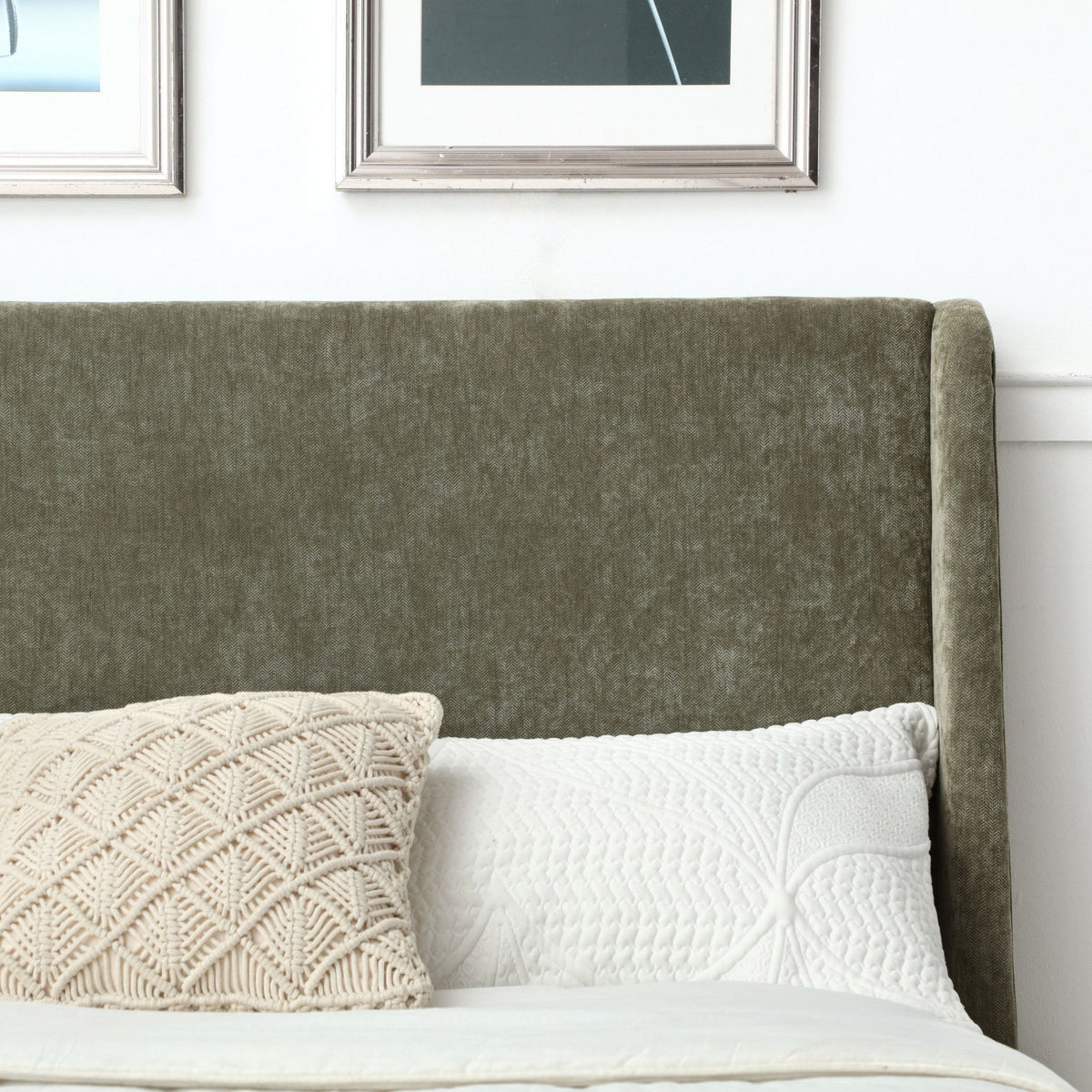 Russell Chenille Bed Frame