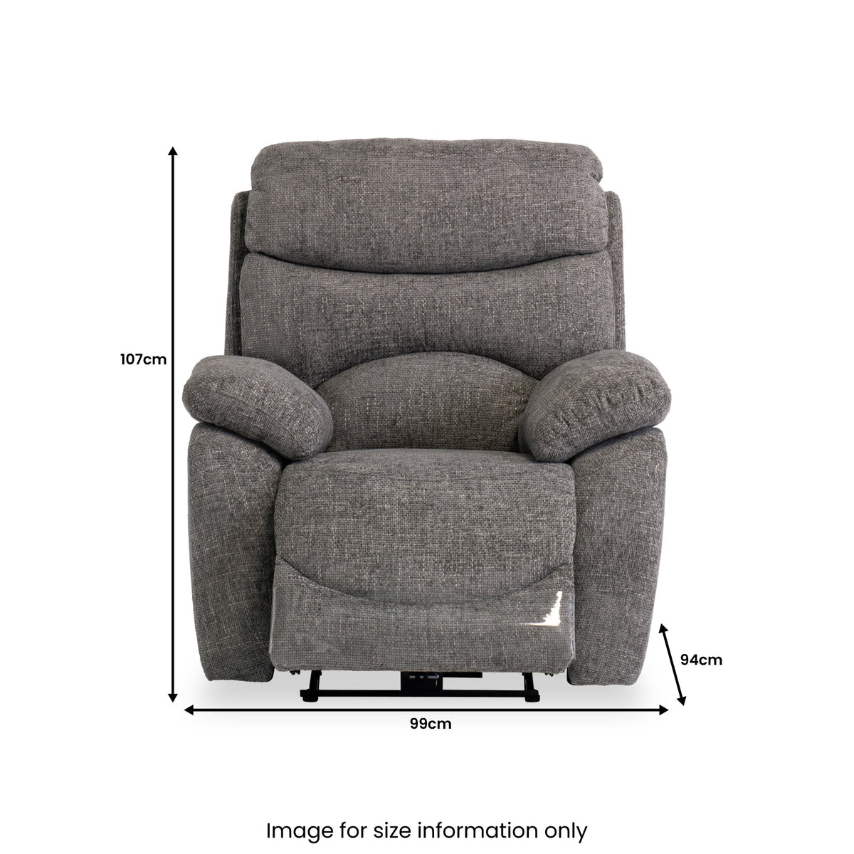 Seville Fabric Power Reclining Armchair