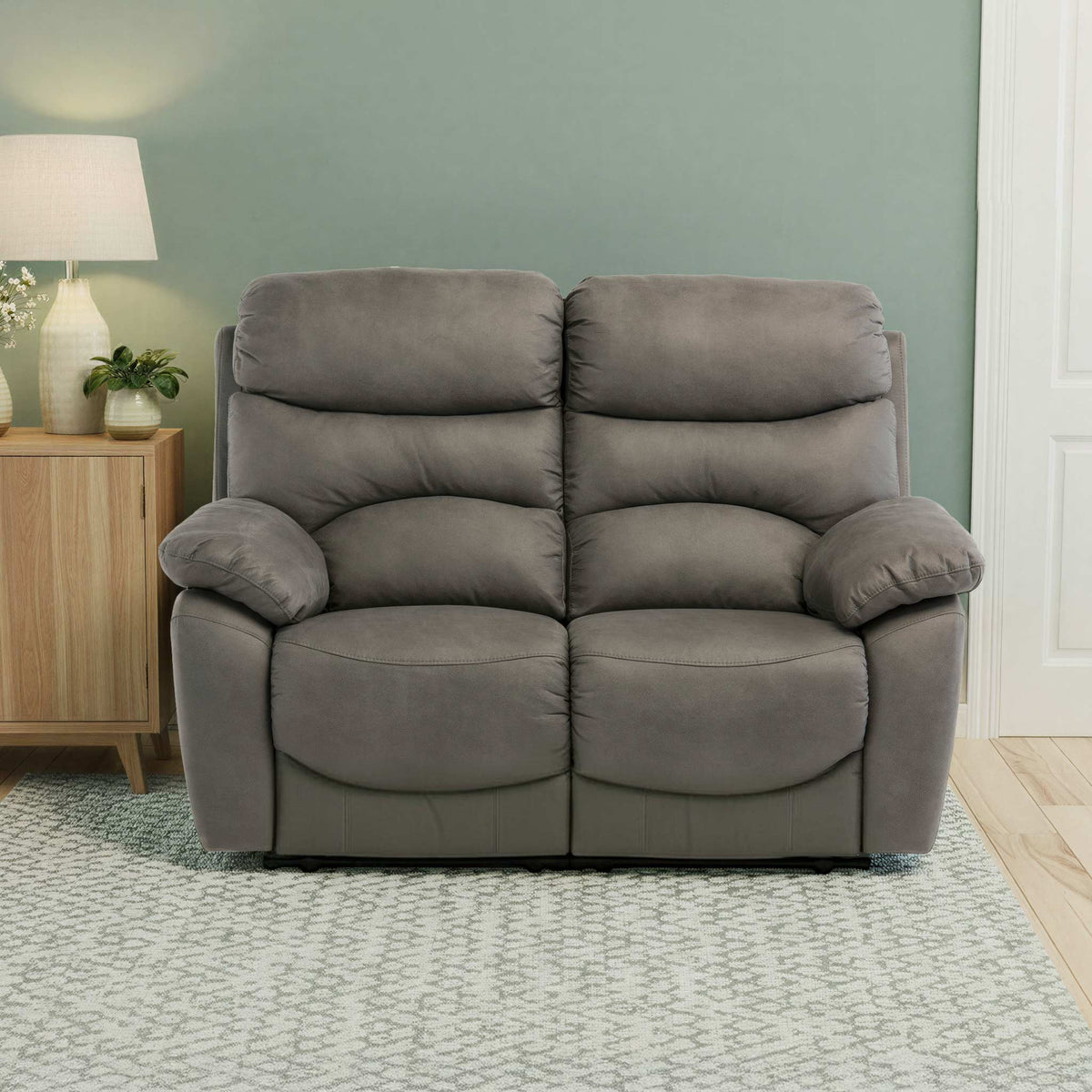 Fraser Fabric Power Reclining 2 Seater Sofa