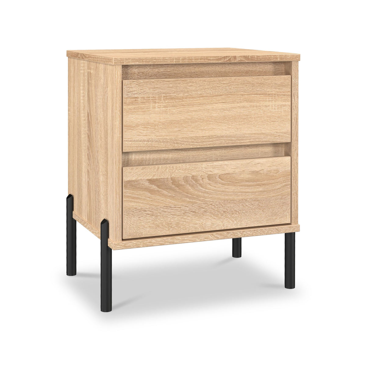 Axton 2 Drawer Bedside Table