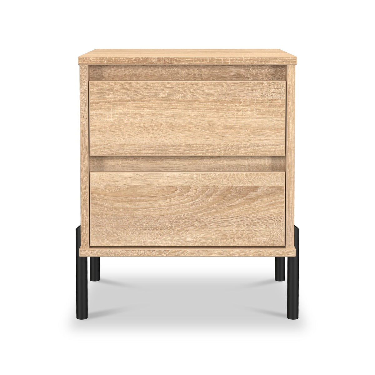 Axton 2 Drawer Bedside Table