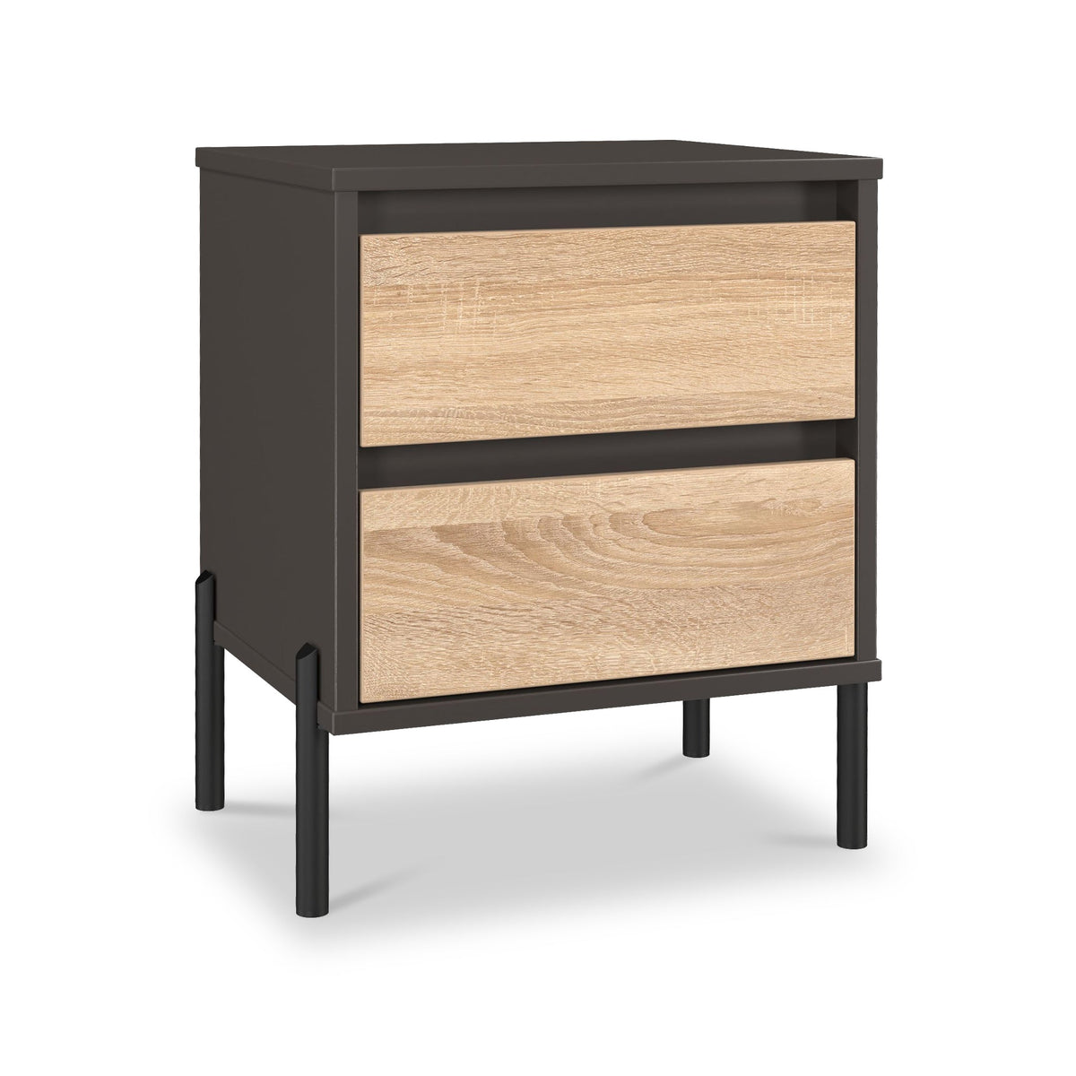 Axton 2 Drawer Bedside Table