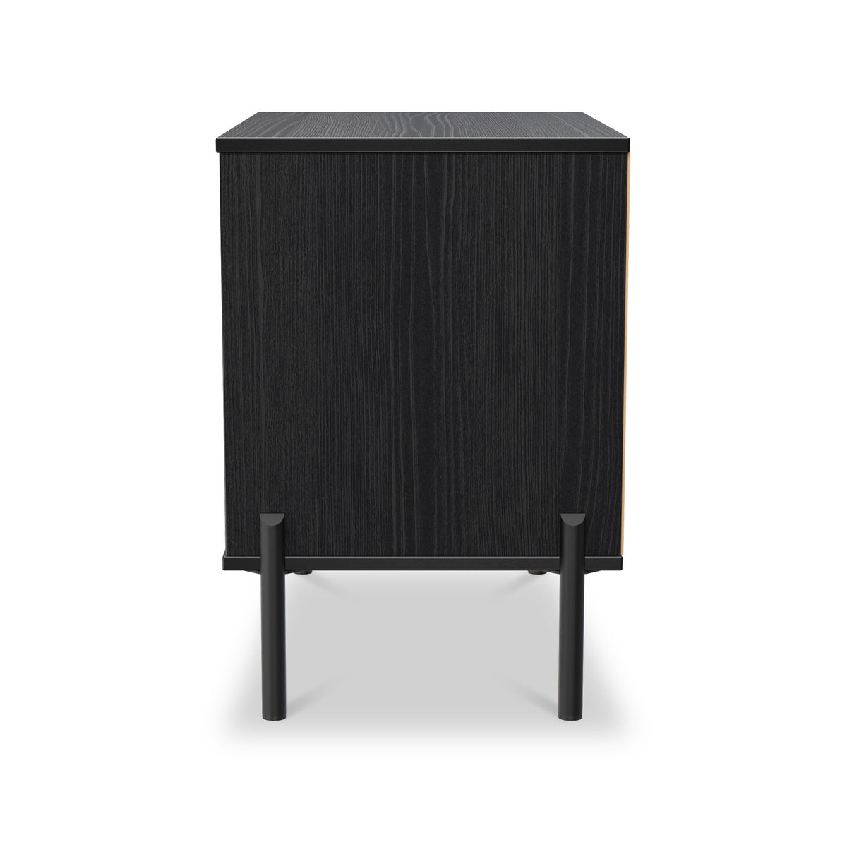Axton 2 Drawer Wide Bedside Table
