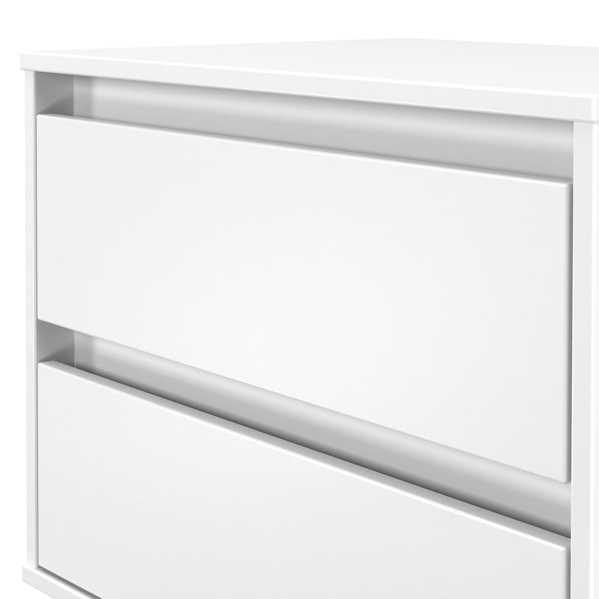 Axton 2 Drawer Wide Bedside Table