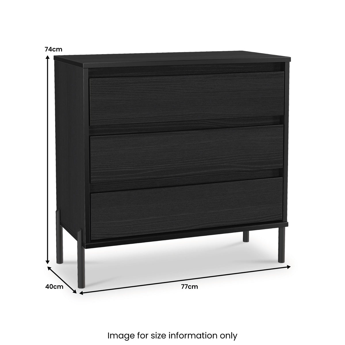 Axton 3 Drawer Chest