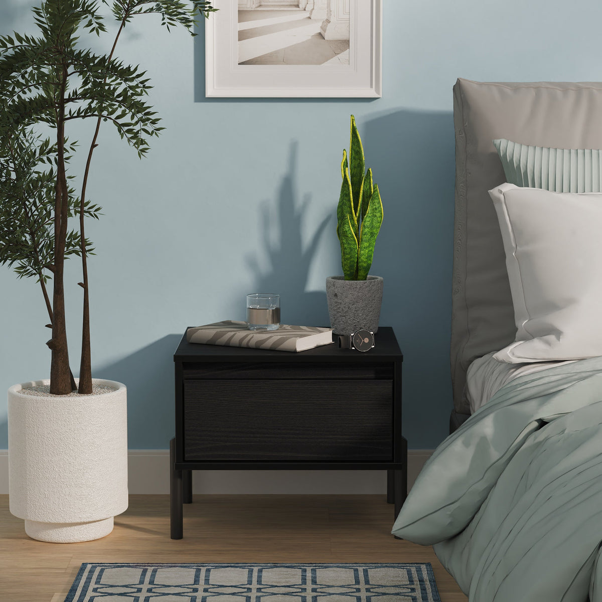 Axton 1 Drawer Bedside Table