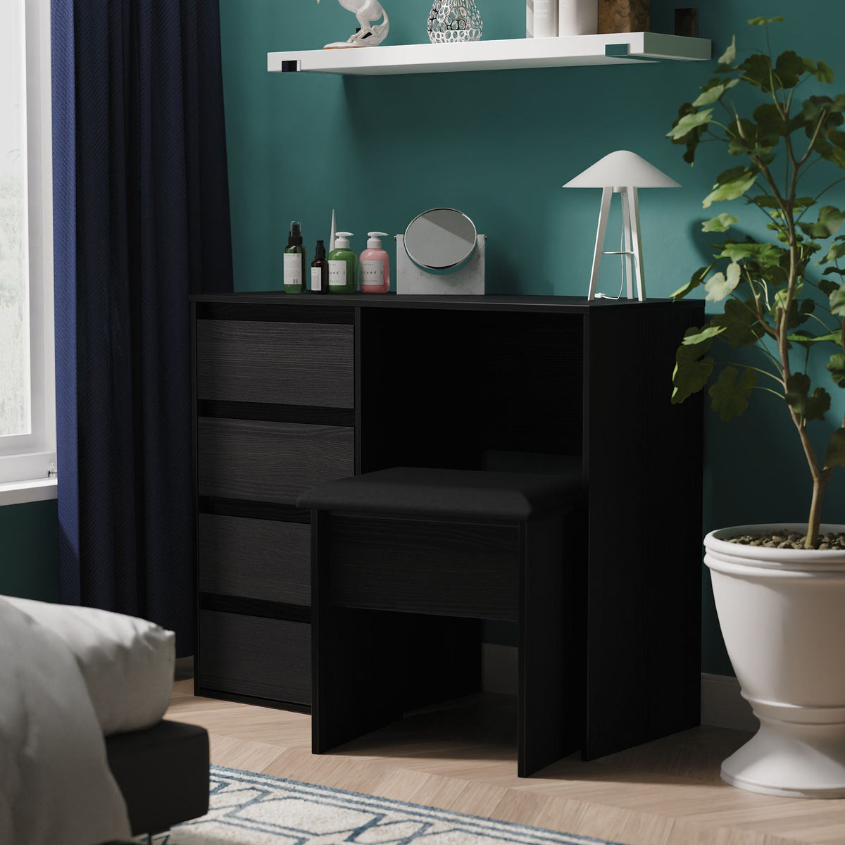 Axton 4 Drawer Dressing Table