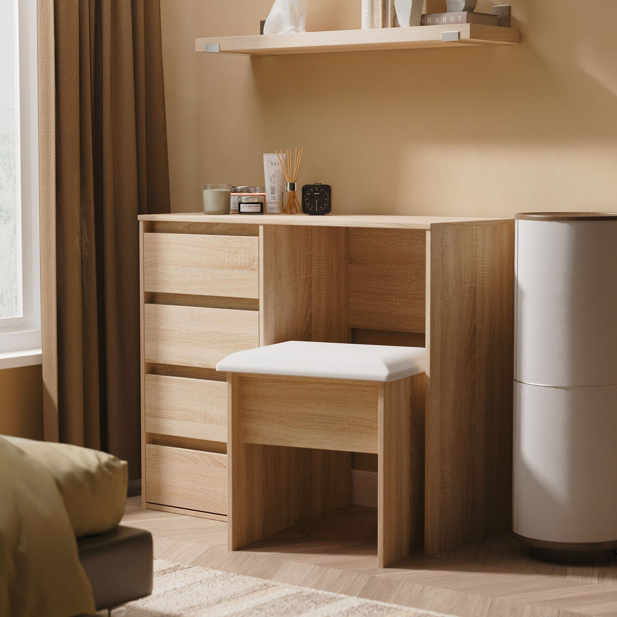 Axton 4 Drawer Dressing Table