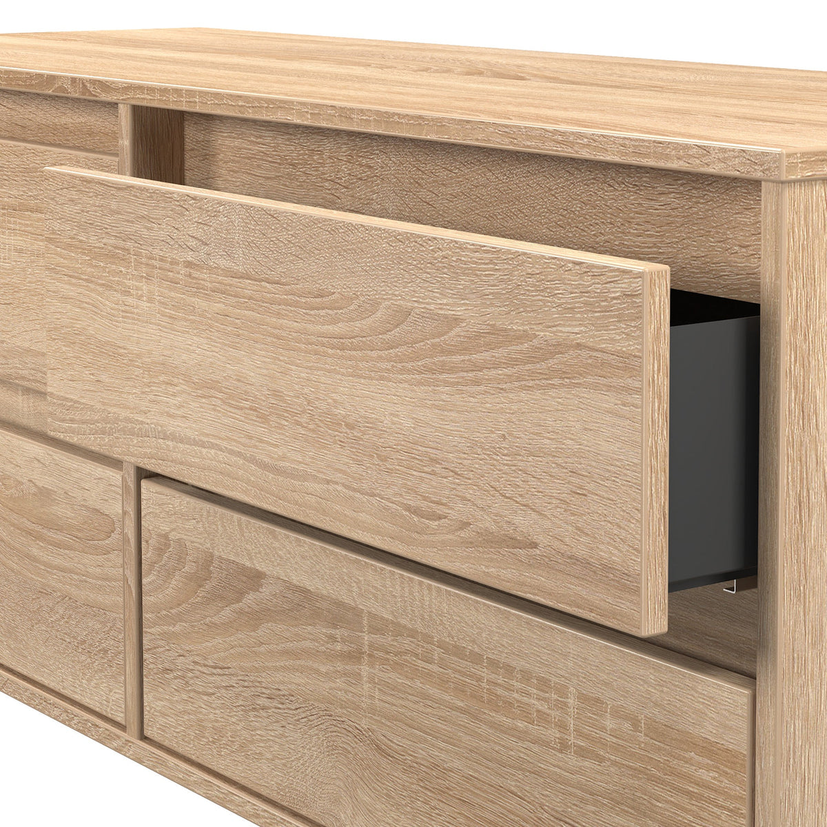 Axton 4 Drawer Low Storage Unit