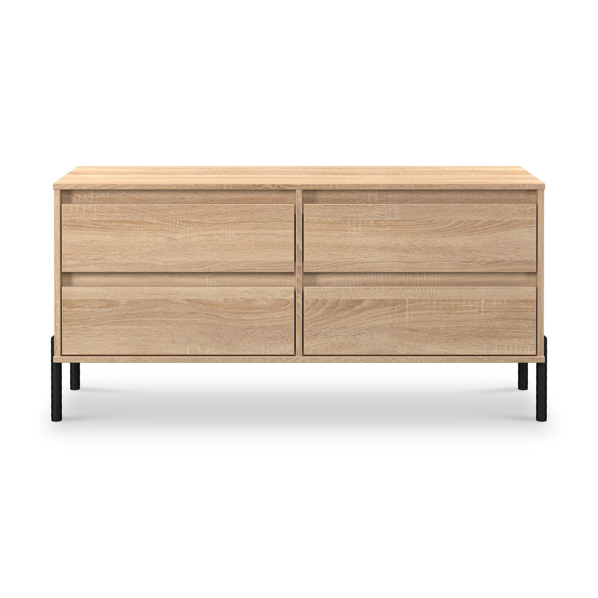 Axton 4 Drawer Low Storage Unit