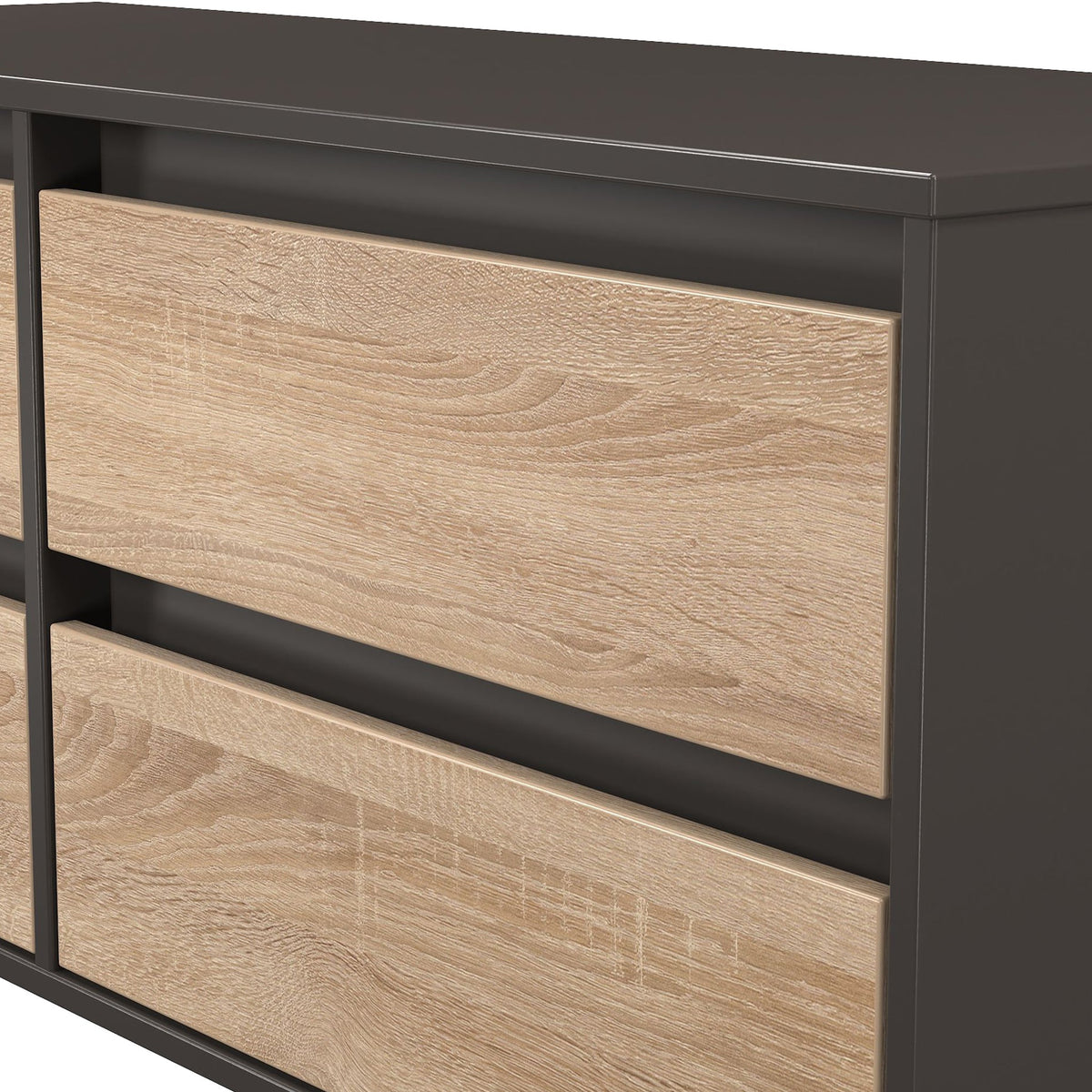 Axton 4 Drawer Low Storage Unit