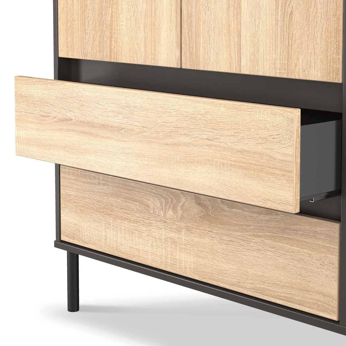 Axton Double Wardrobe & 2 Drawers