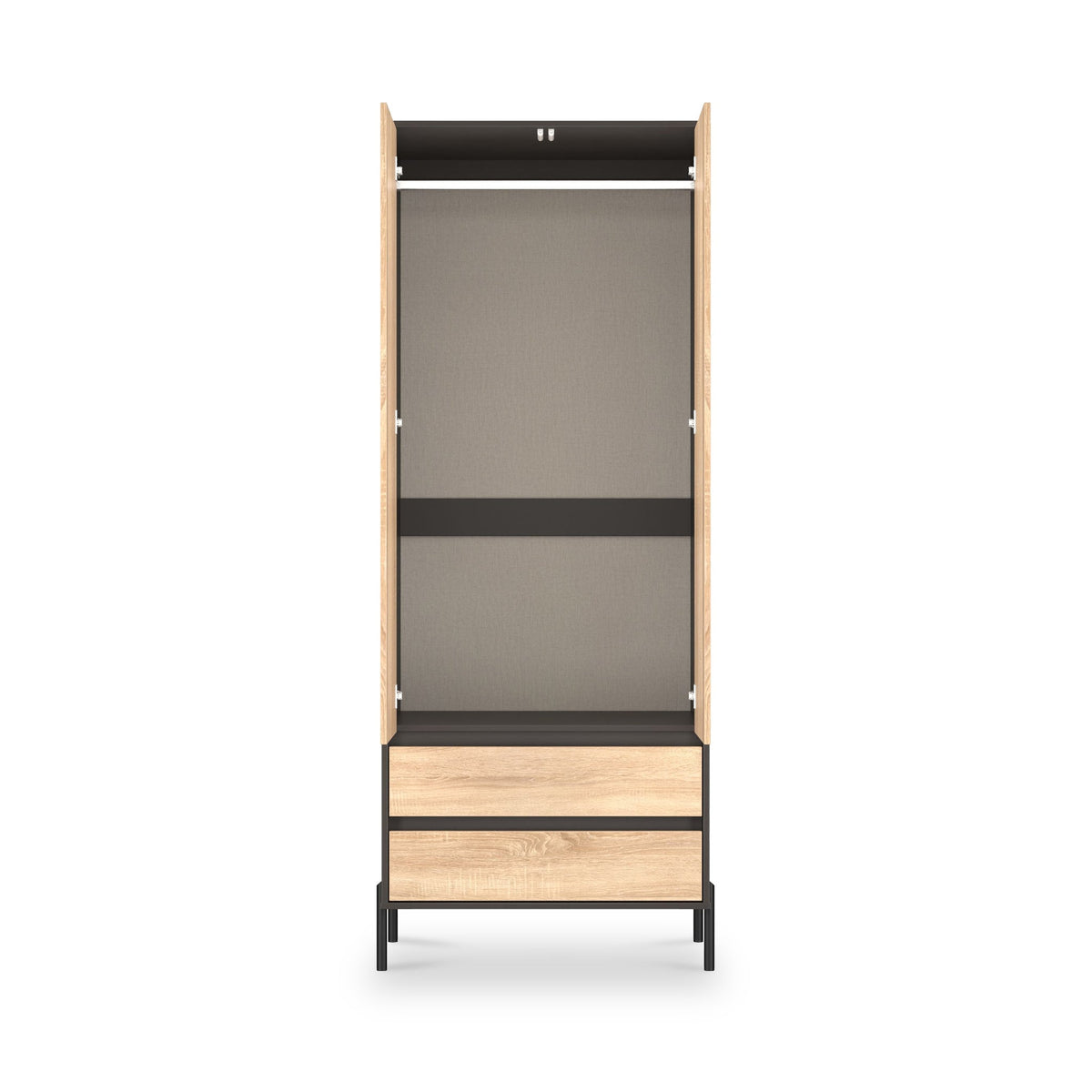 Axton Double Wardrobe & 2 Drawers