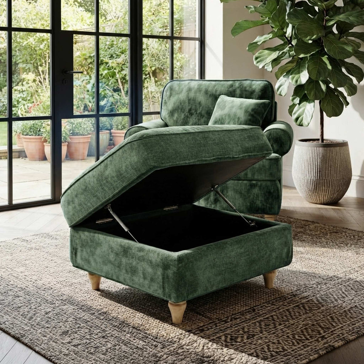 Alfie, Arthur and Archie Universal Storage Footstool
