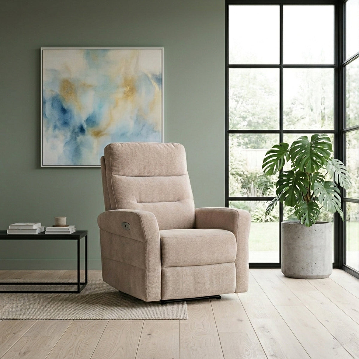 Dalton Fabric Power Reclining Armchair