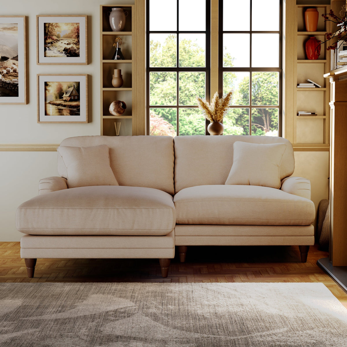 Bampton 3 Seater Chaise Sofa