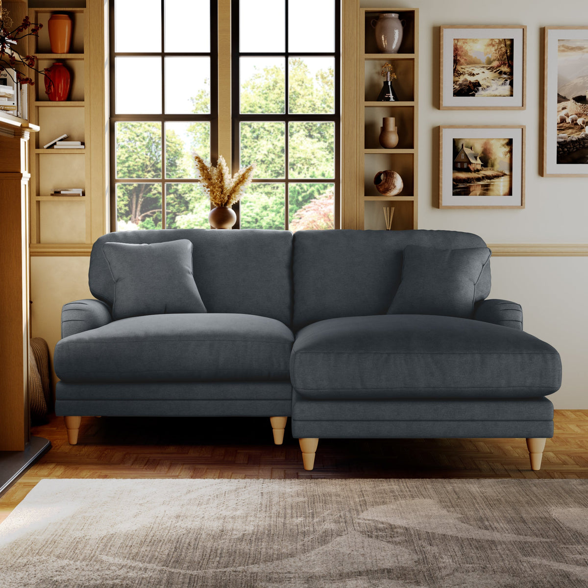 Bampton 3 Seater Chaise Sofa