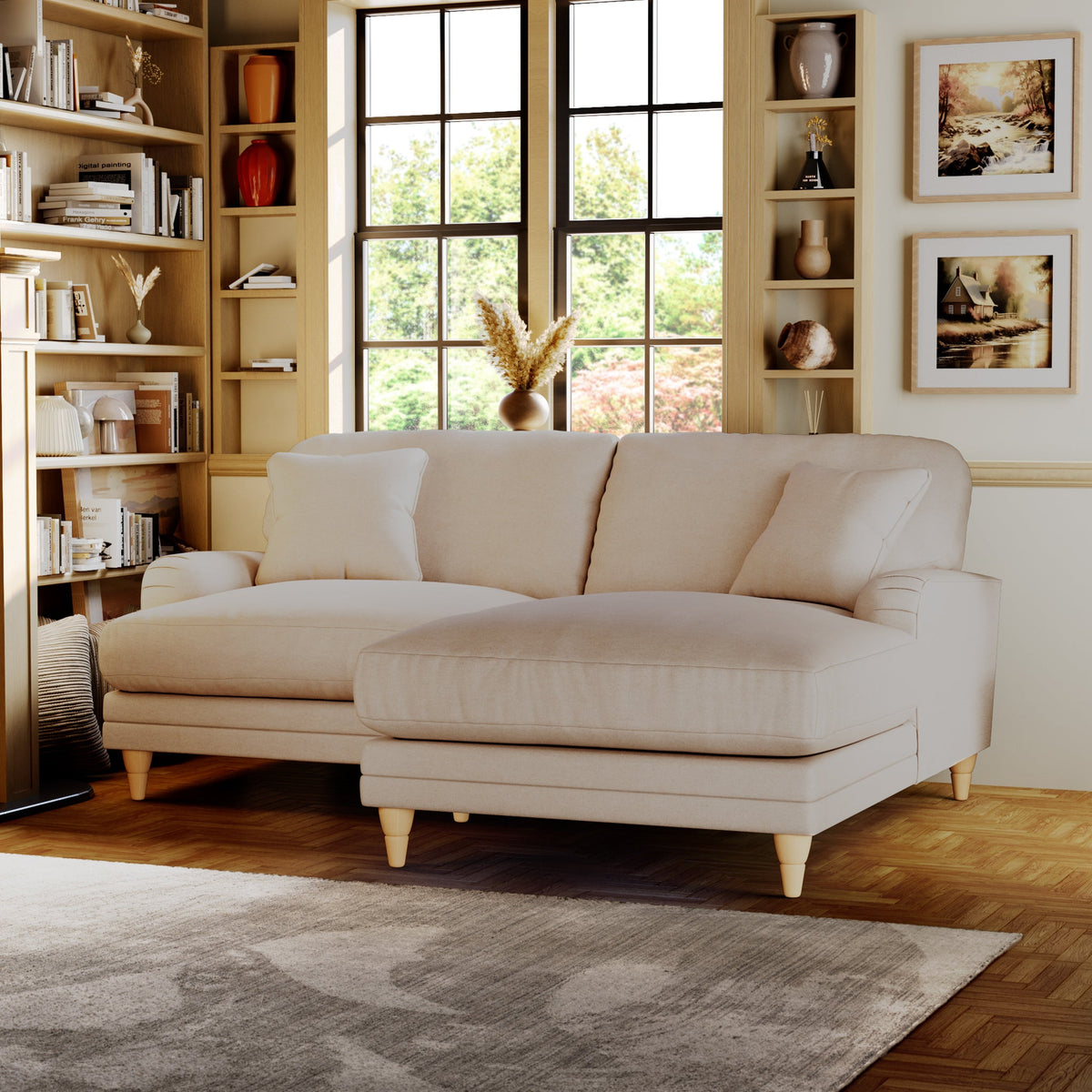 Bampton 3 Seater Chaise Sofa