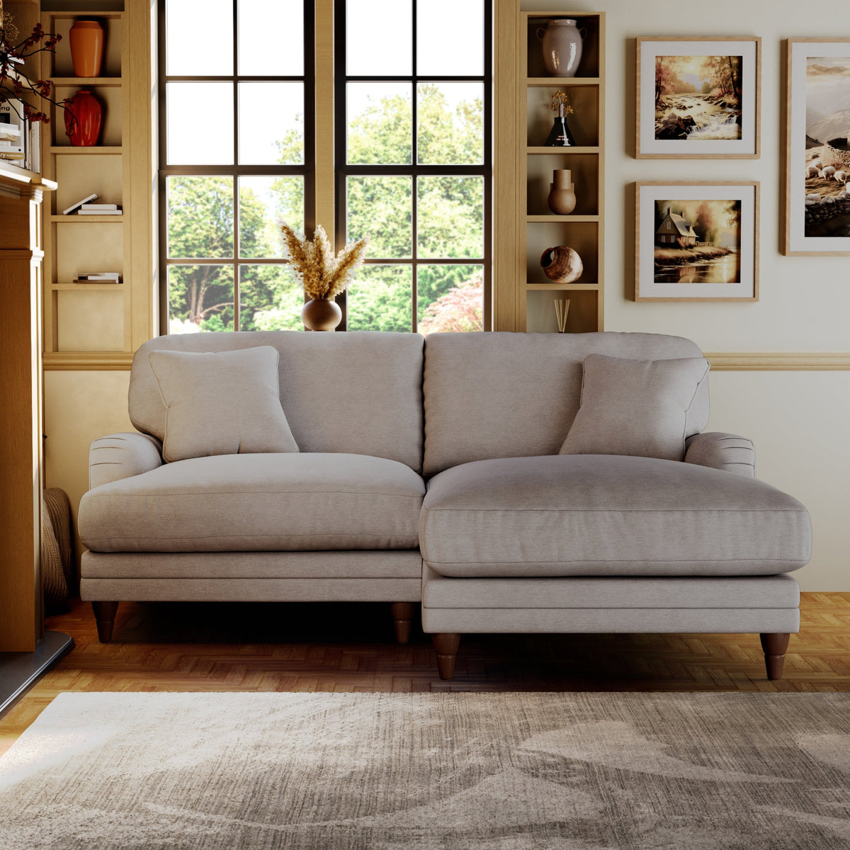 Bampton 3 Seater Chaise Sofa