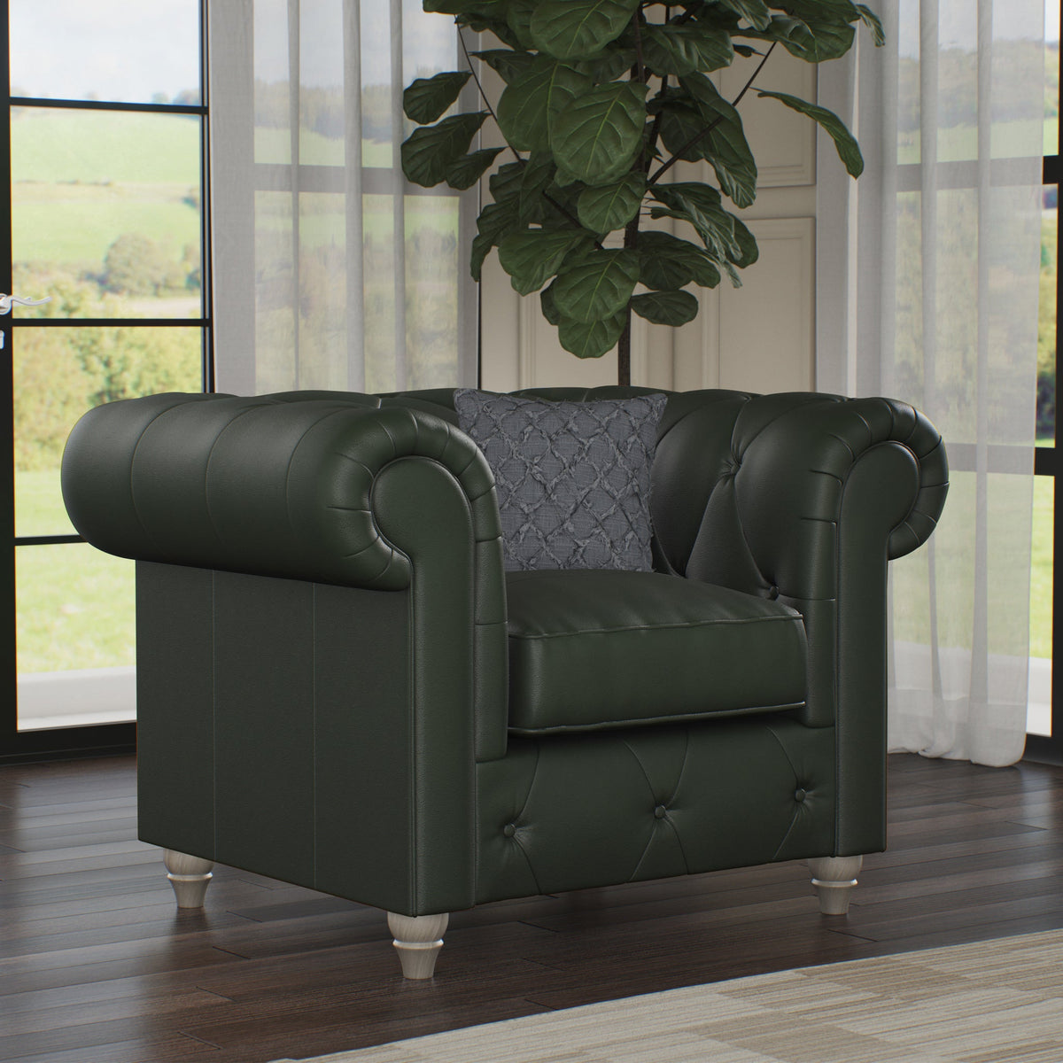 Everett Leather Armchair