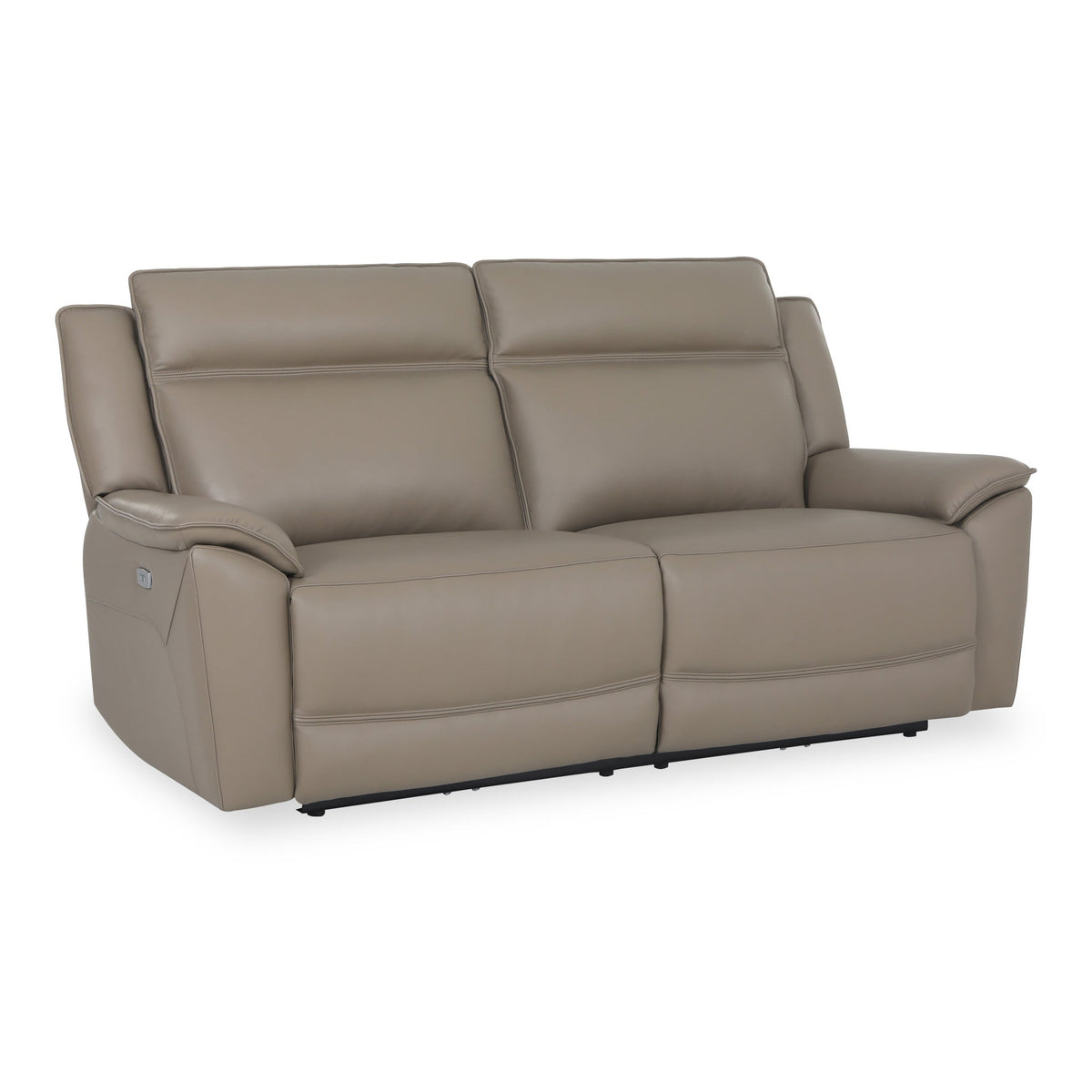 Alden Power Leather Recliner 3 Seater Sofa