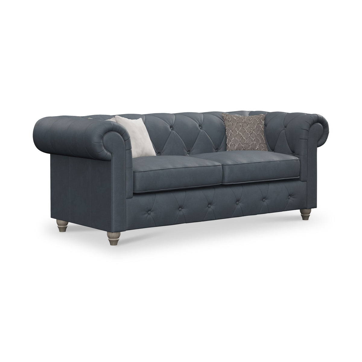 Everett Leather 3 Seater Sofa