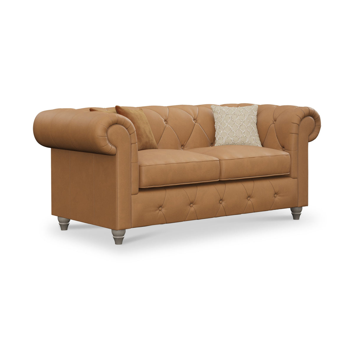 Everett Leather 3 Seater Sofa