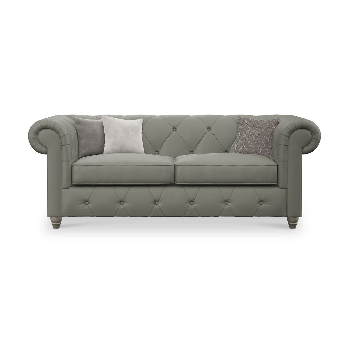 Everett Leather 3 Seater Sofa