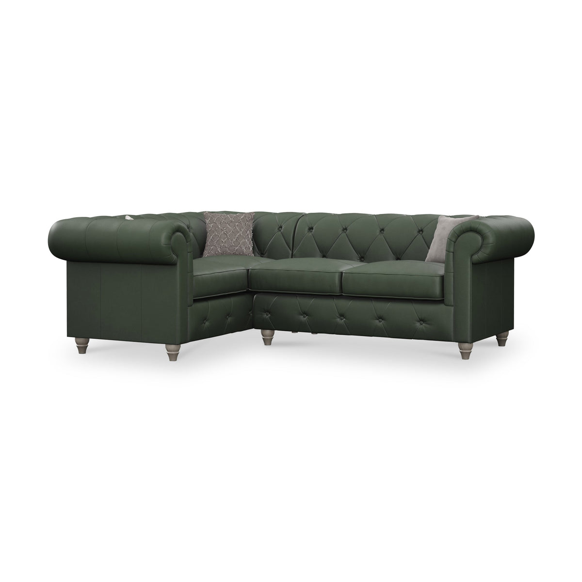 Everett Leather Corner Sofa