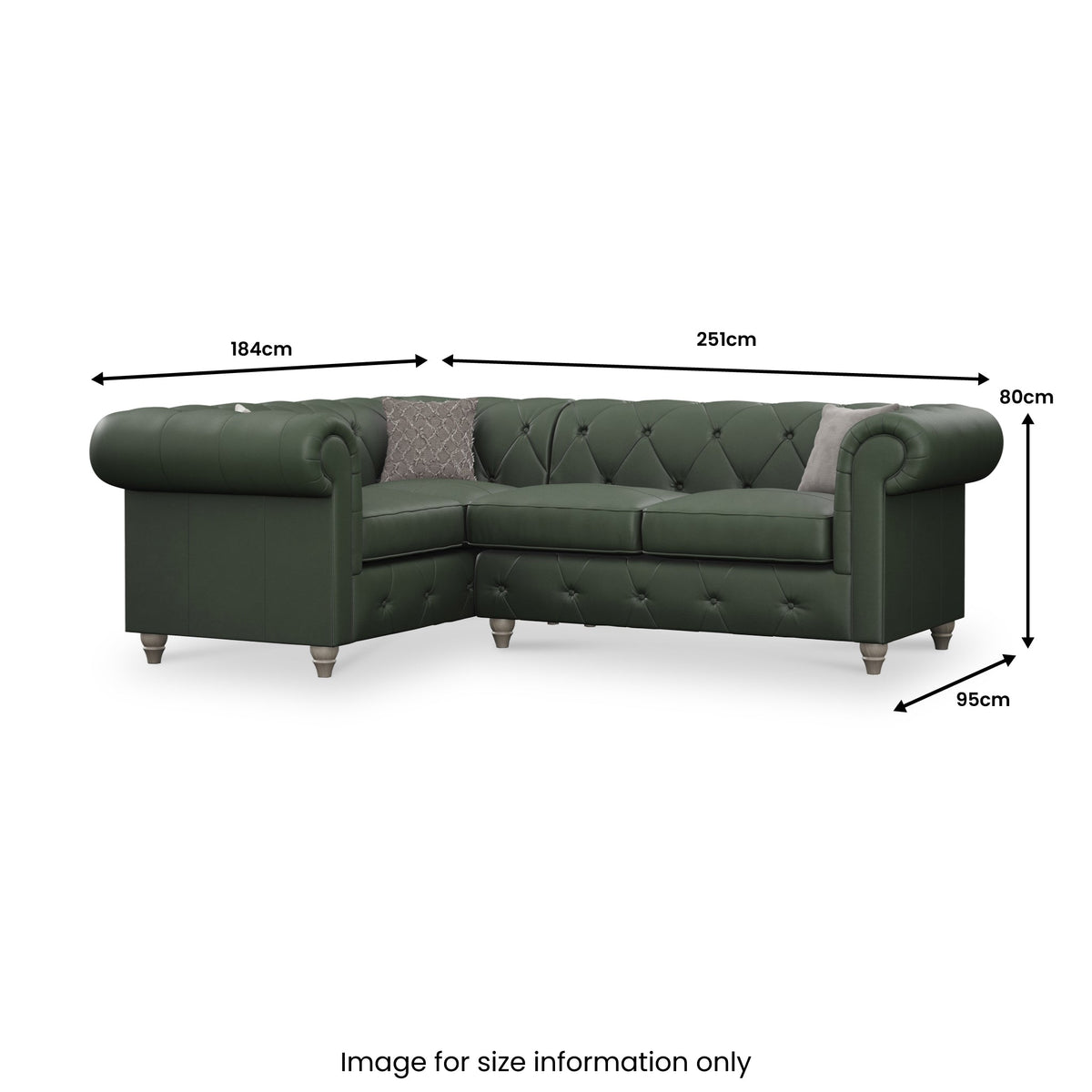Everett Leather Corner Sofa