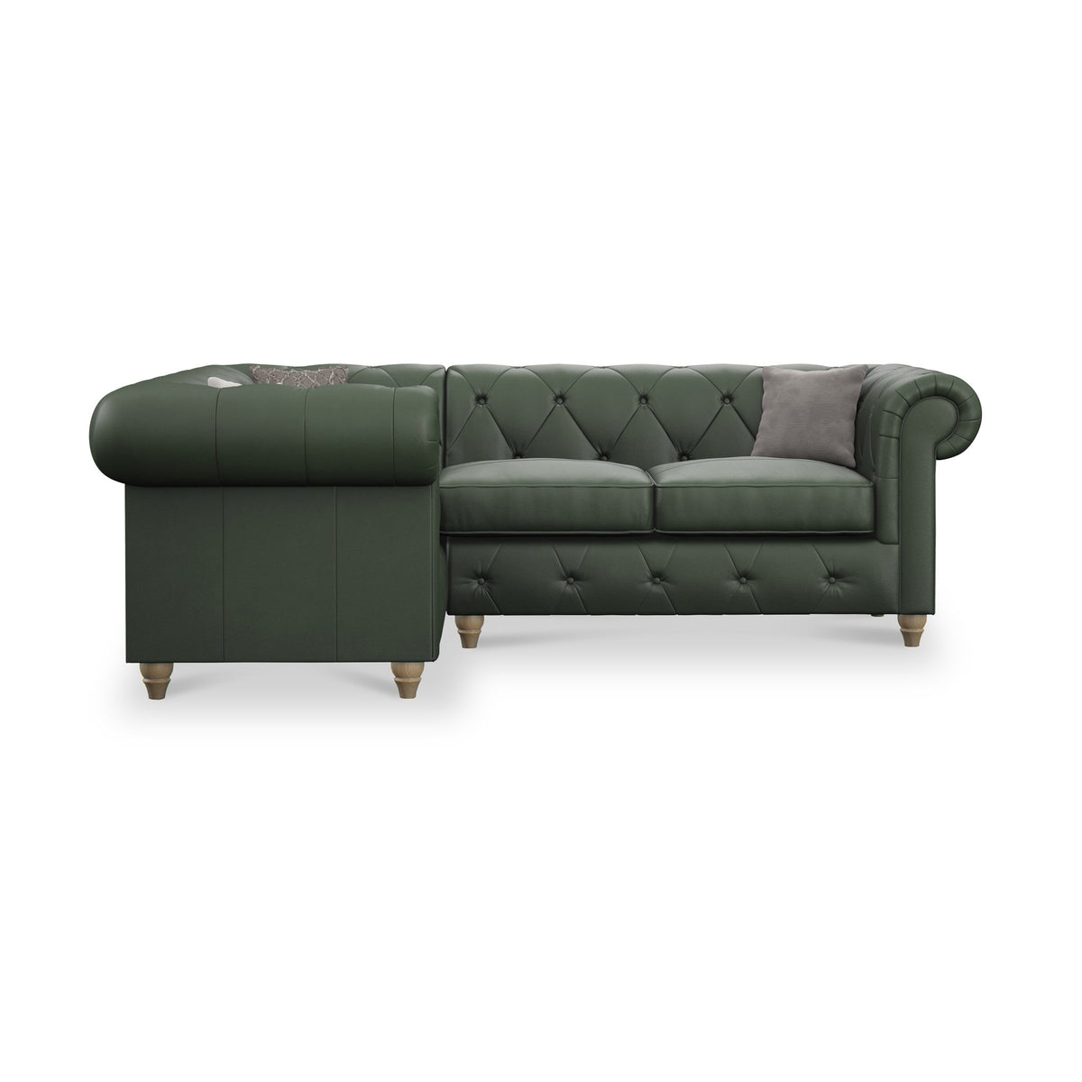 Everett Leather Corner Sofa