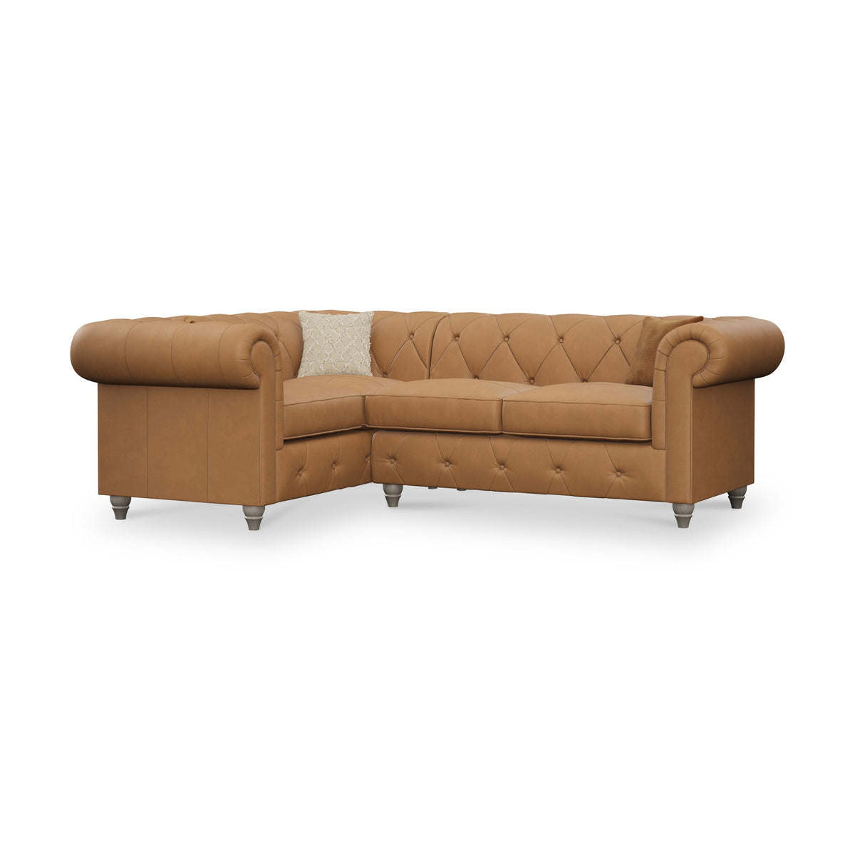 Everett Leather Corner Sofa