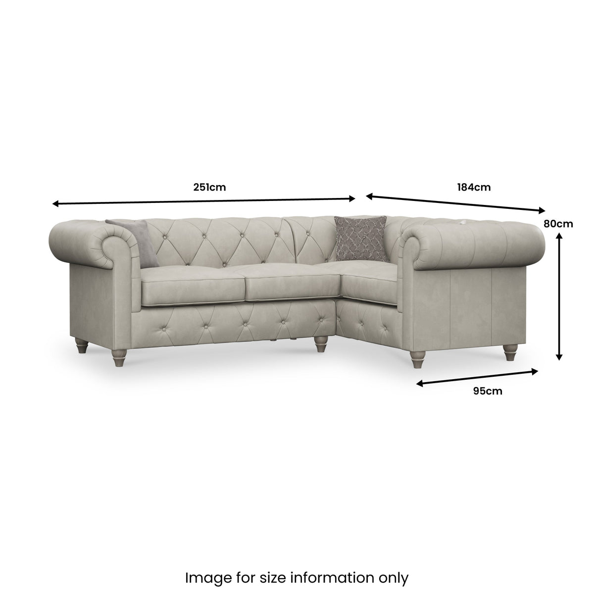 Everett Leather Corner Sofa