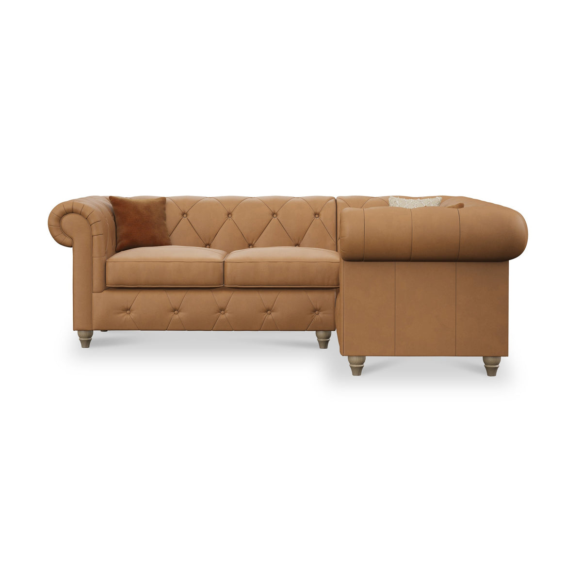 Everett Leather Corner Sofa