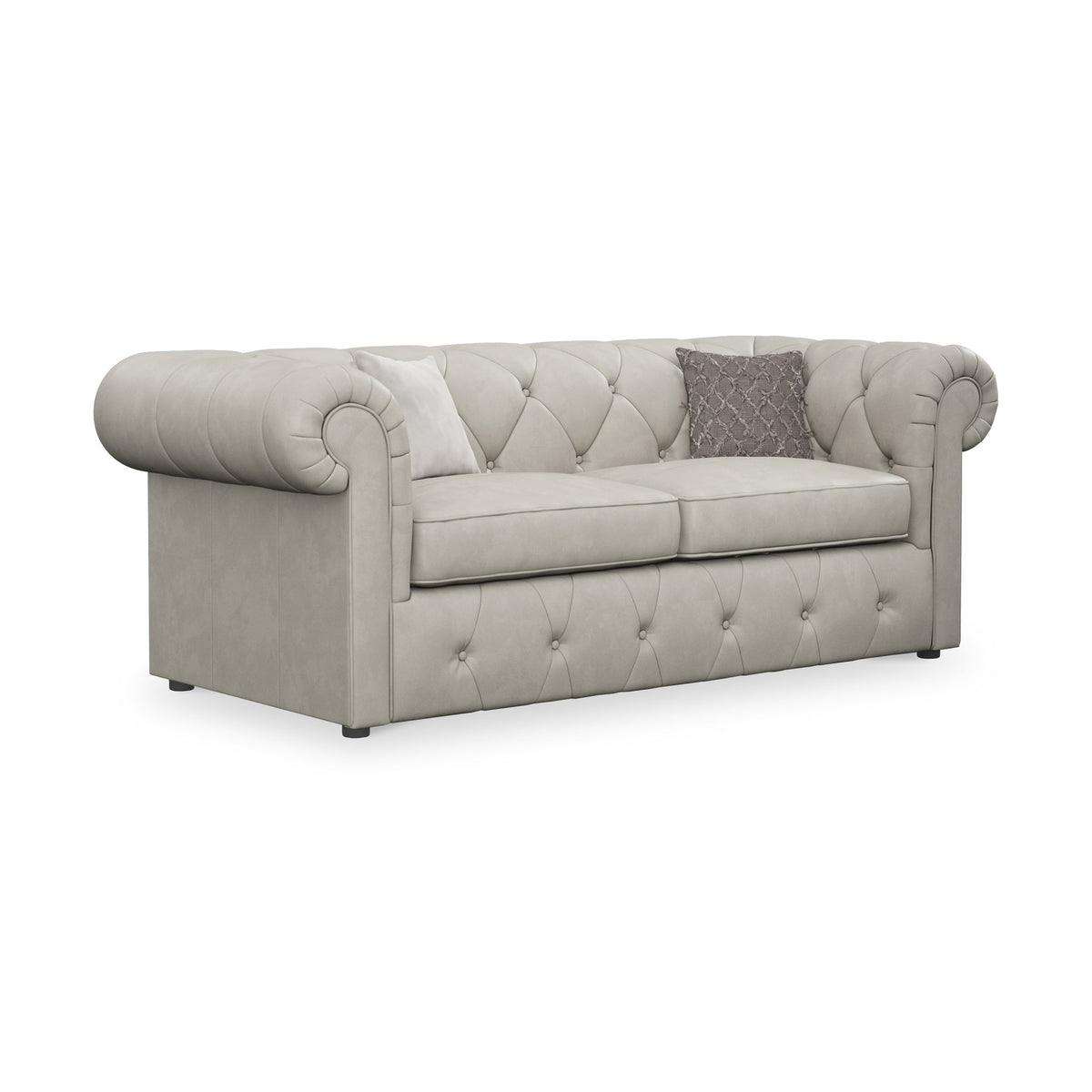 Everett Leather 3 Seater Sofa Bed