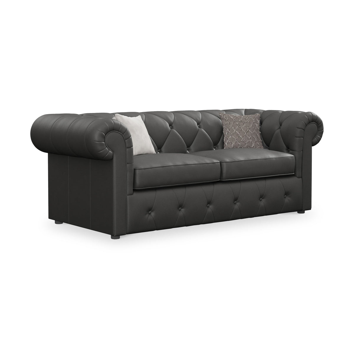 Everett Leather 3 Seater Sofa Bed