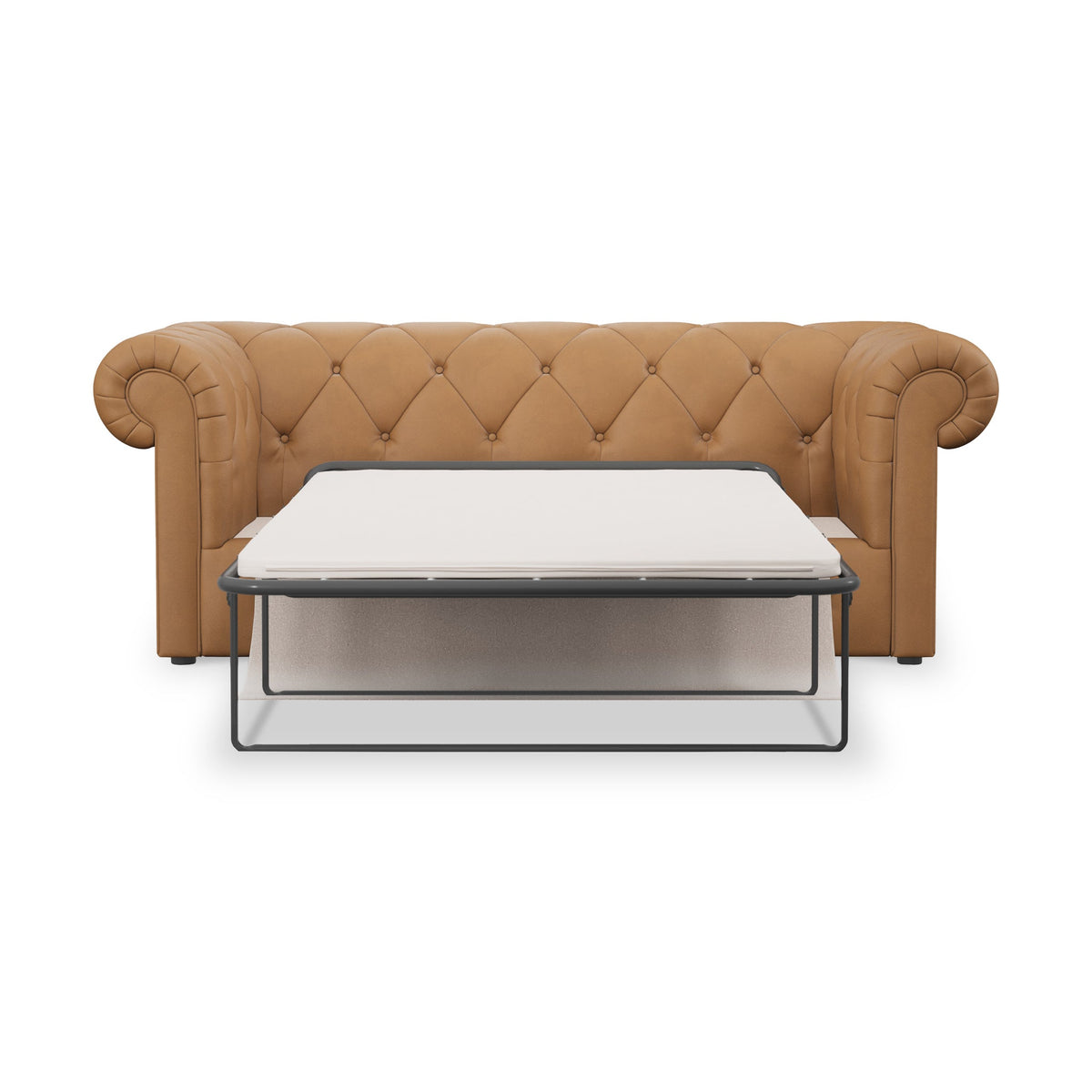 Everett Leather 3 Seater Sofa Bed