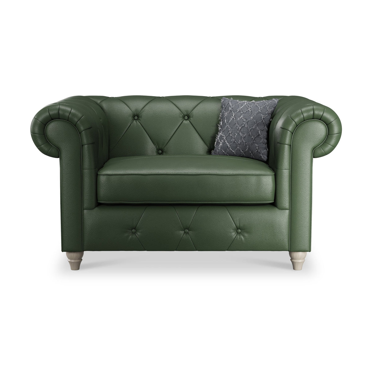 Everett Leather Snuggler Chair