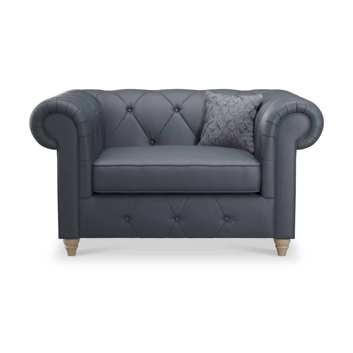 Everett Leather Snuggler Chair