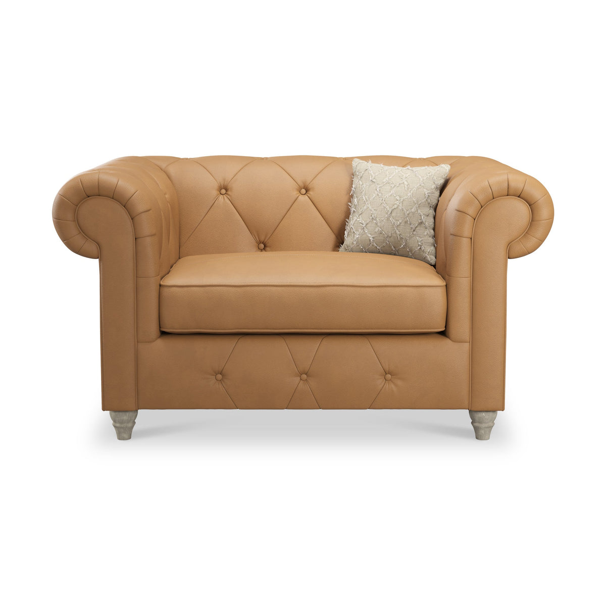 Everett Leather Snuggler Chair