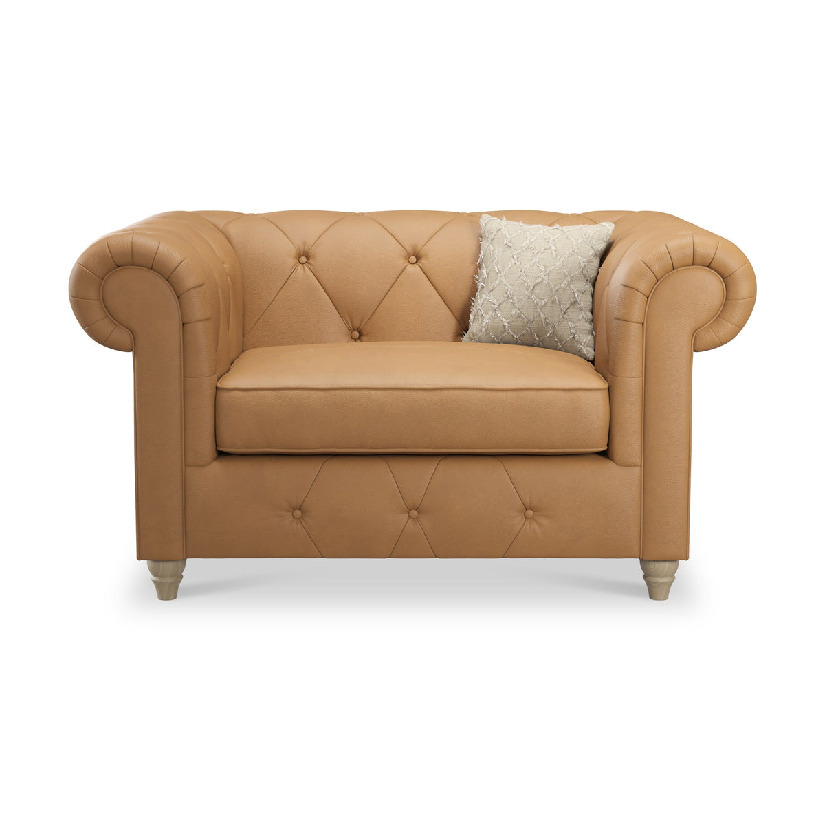 Everett Leather Snuggler Chair