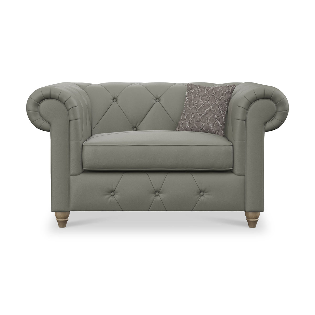 Everett Leather Snuggler Chair