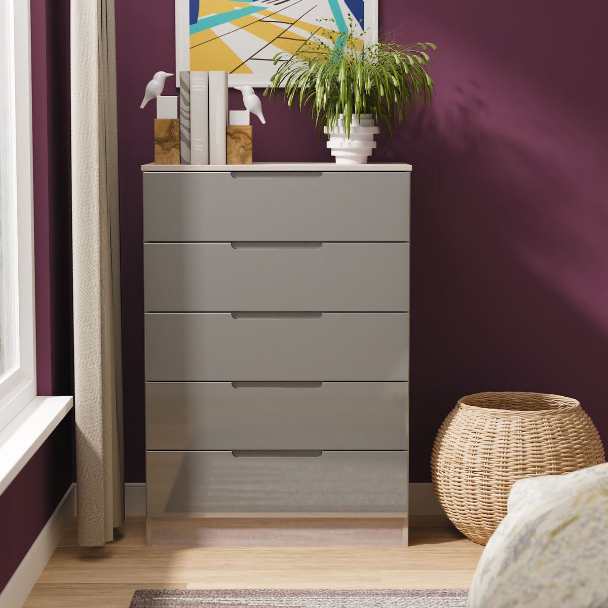 Henshaw 5 Drawer Chest