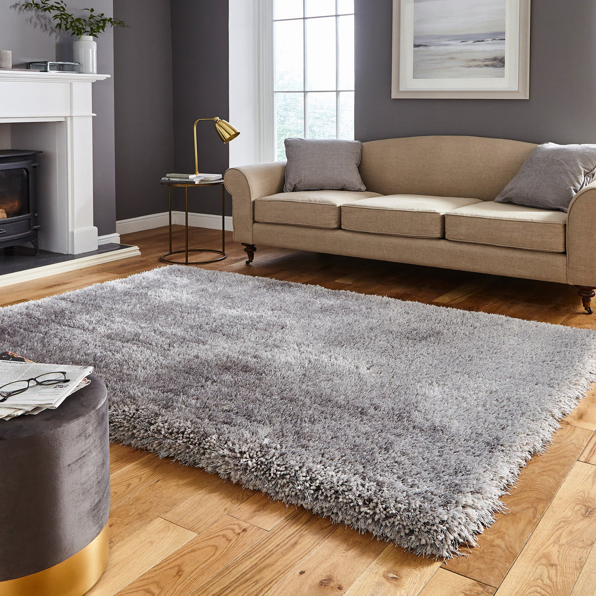 Newton Deluxe Shaggy Rug