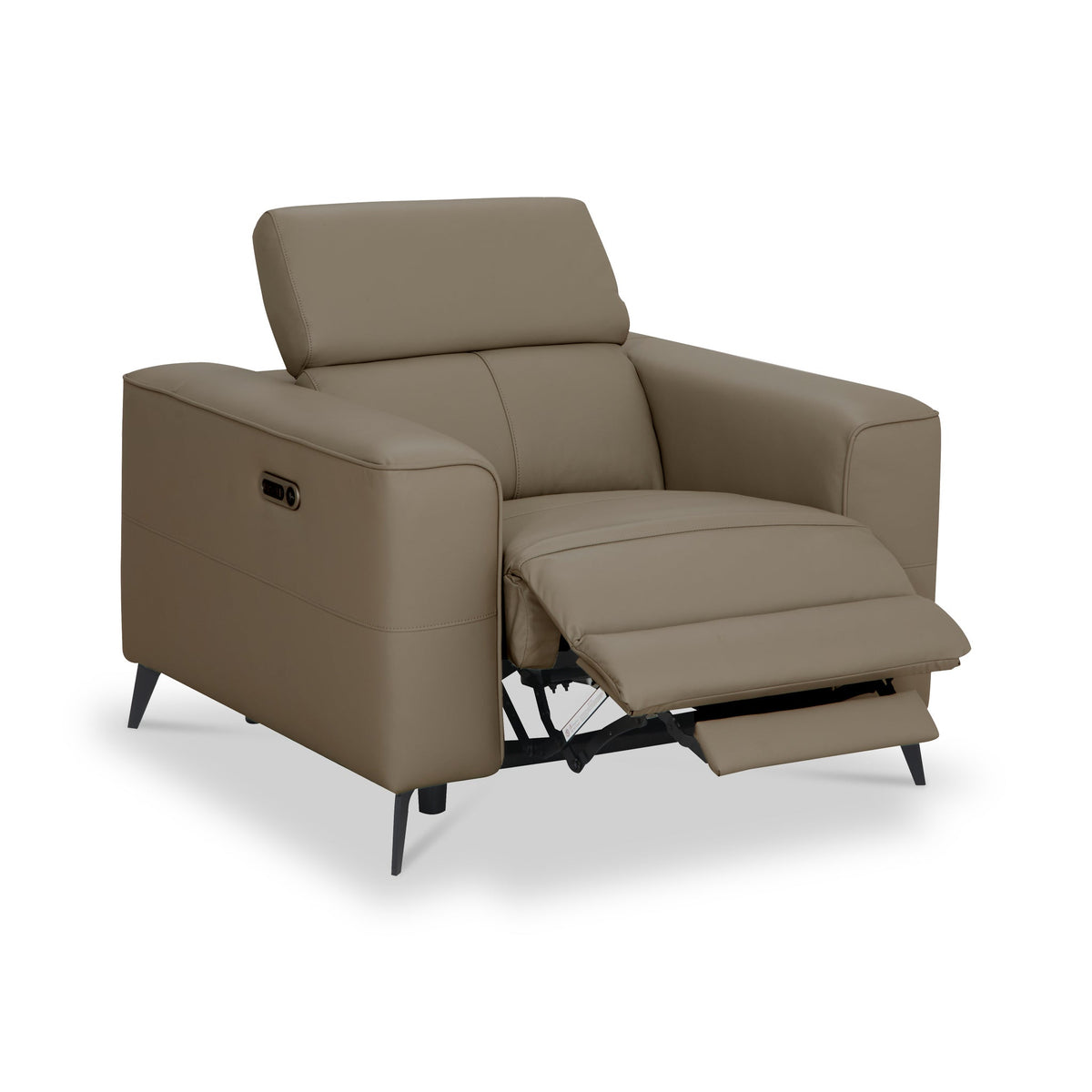 Radford Leather Dual Power Recliner Armchair