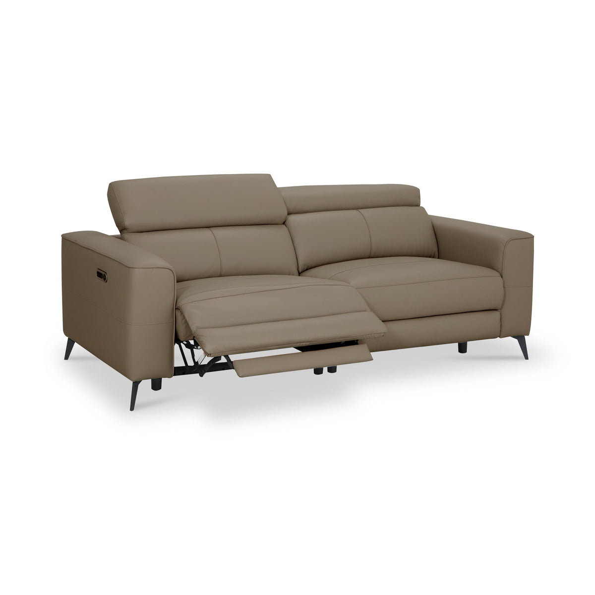 Radford Leather Dual Power Recliner 3 Seater Sofa