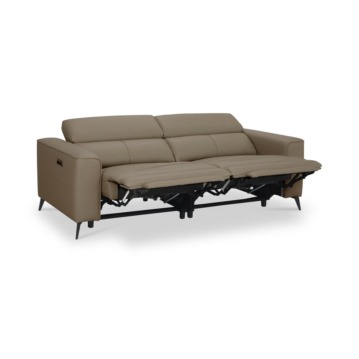 Radford Leather Dual Power Recliner 3 Seater Sofa