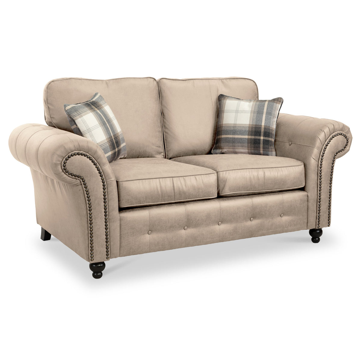Edward Faux Leather 2 Seater Sofa