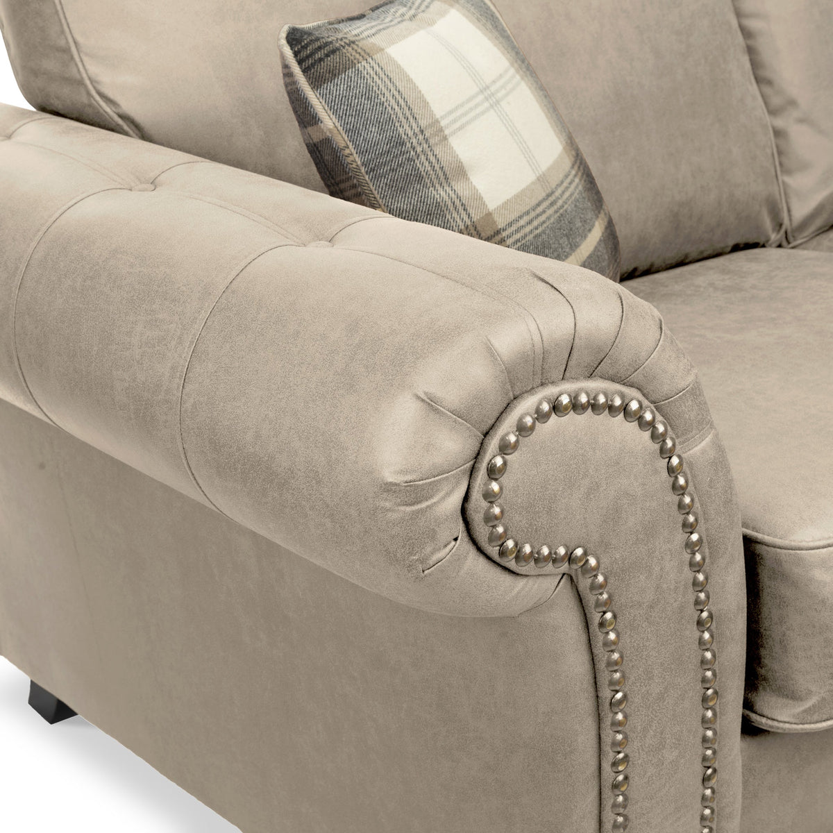 Edward Faux Leather 2 Seater Sofa