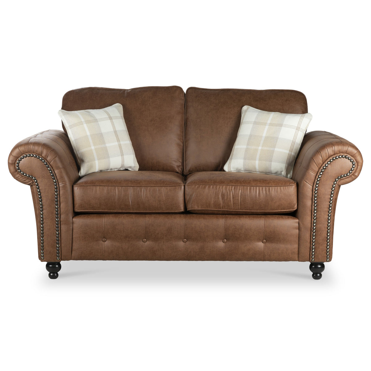 Edward Faux Leather 2 Seater Sofa